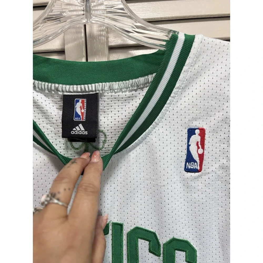 Adidas‎ NBA Boston Celtics Green/White Jersey Tank Size 44 Pierce #34 Lic EUC